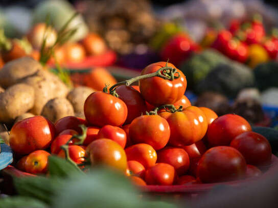 Sunday morning market