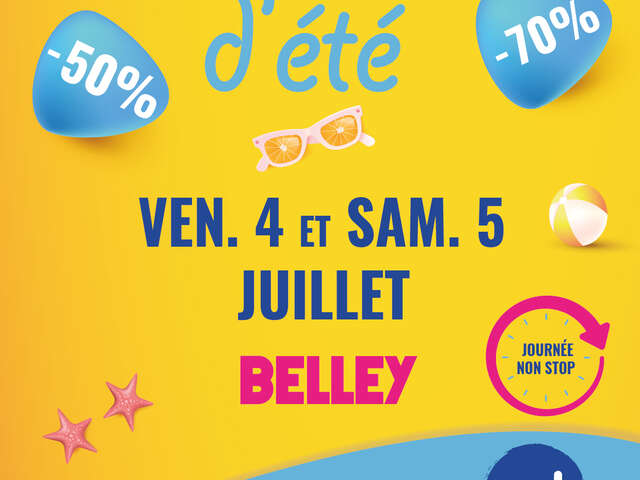 Braderie d'été des commerçants à Belley
