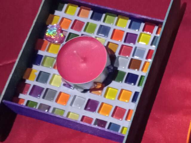 Atelier : Bougeoir en mosaïque