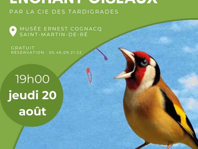 Espectáculo «ENCHANT'OISEAUX» de la compañía Les Tardigrades