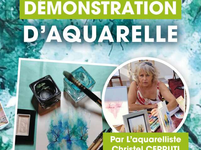 Démonstration d'aquarelle