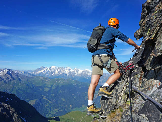 Via Ferrata in Les Gentianes - Edelweiss (blue)