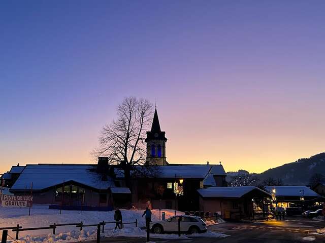 Crest-Voland by night: Guided tour
