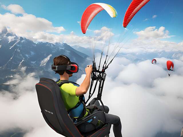 Folie Val d'Arly - Simulateur parapente