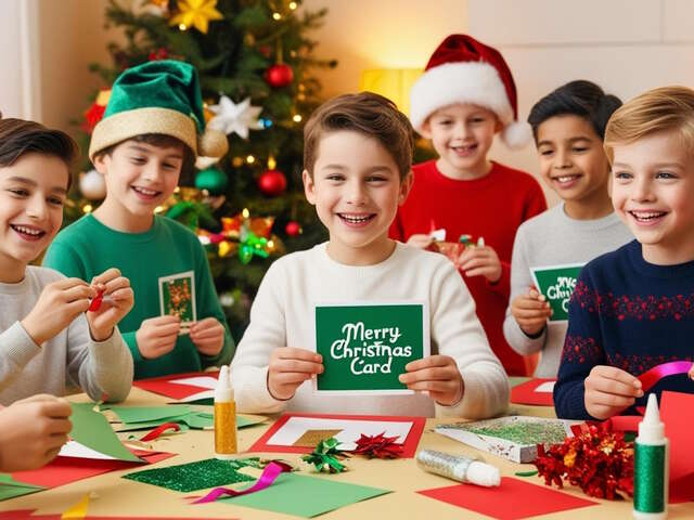 Kreativ-Workshop: Brico Weihnachtskarten