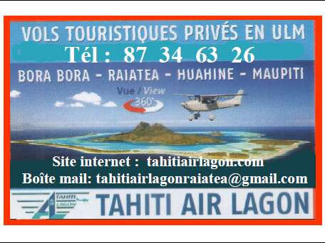 Tahiti Air Lagon: Vols Touristiques Privés