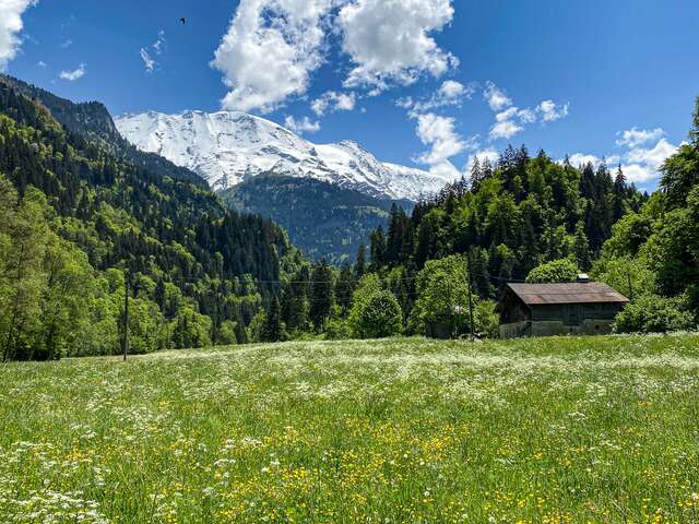 Le sentier du Val Montjoie, de Saint-Gervais aux Contamines