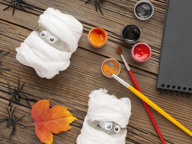Création de photophore d'Halloween