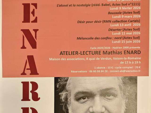 Voorleesworkshop Mathias Enard - Hadrien 2000