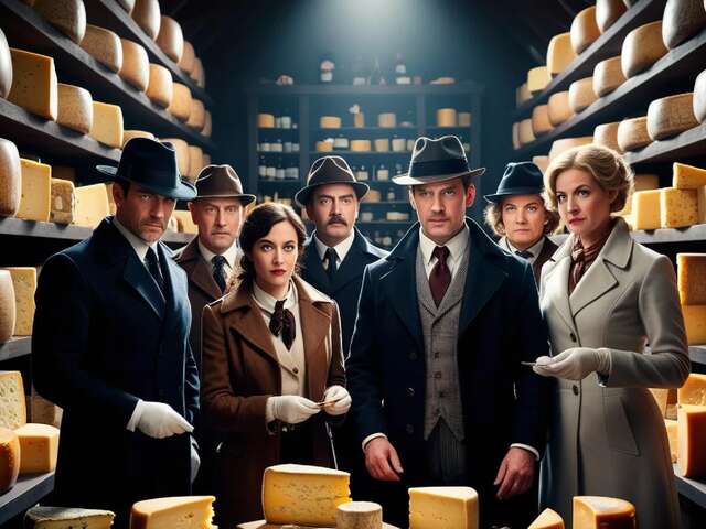 Cluedo Action Game : "L'enquête des fromages disparus"