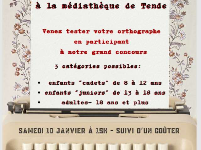 Großes Jahresdiktat der Mediathek in Tende