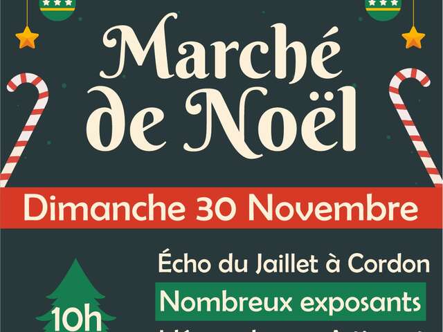 Marché de Noël de l'école de Cordon