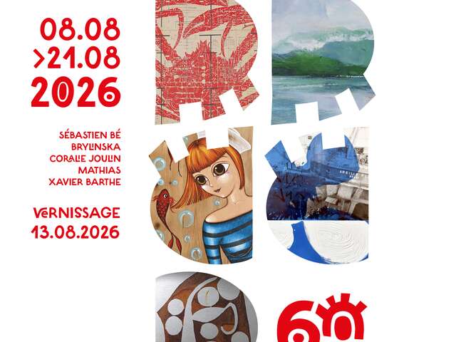 Exposición de S. Bé, Brynlinska, C. Joulain, Mathias y X. Barthe