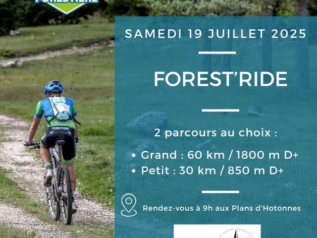 Forest'Ride : sortie VTT conviviale entre les Plans d'Hotonnes et le Grand Colombier