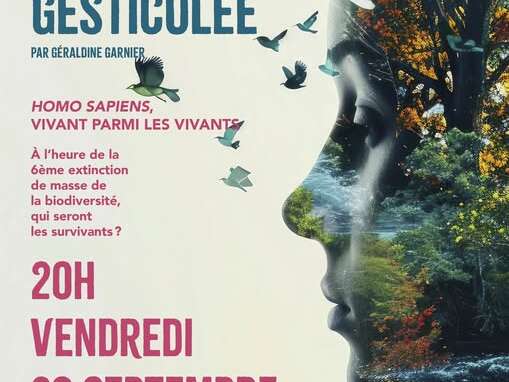 Conférence gesticulée "Homo Sapiens, vivant parmi les vivants""