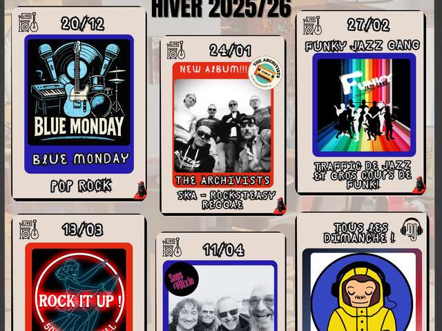 THE ARCHIVISTS - Concert au Rétro