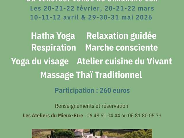 Weekend of regeneration at Château de Taulignan