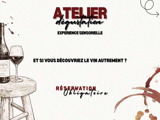 Atelier dégustation au Domaine des Garances