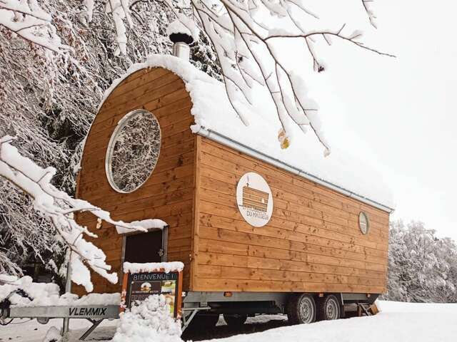 Le sauna mobile de la Roulotte du Masseur
