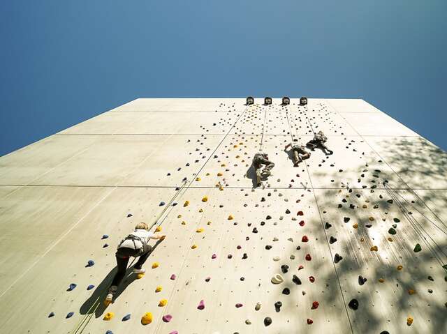 Climbing wall - La Grande Varappe