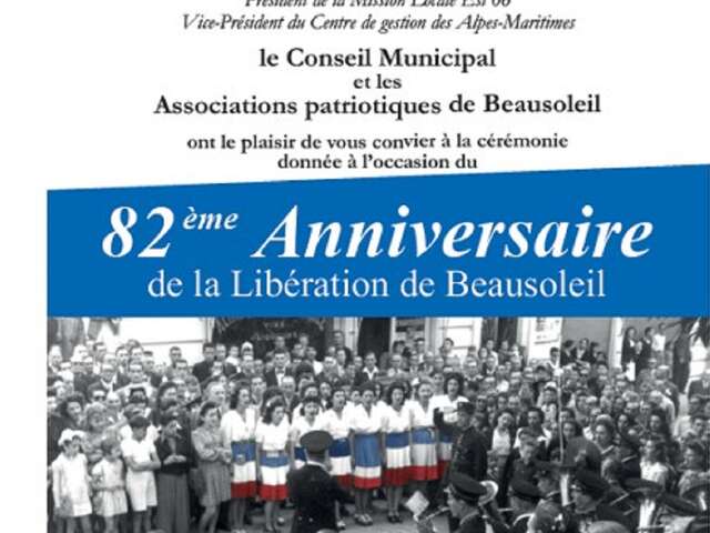 82° anniversario della Liberazione di Beausoleil