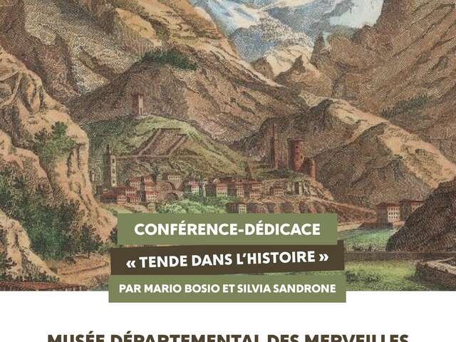 Conférence-dédicace "Tende dans l'histoire"