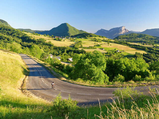 Montée cyclo du Col des prés