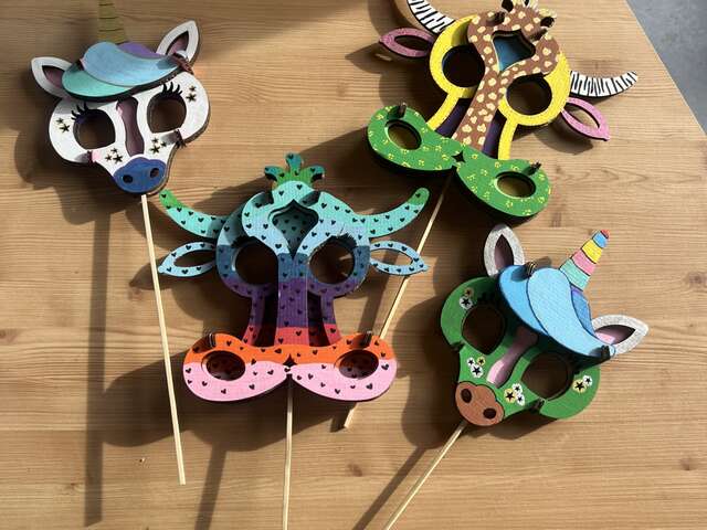 Creative workshop: ‘Unicorn or Cow Masks’