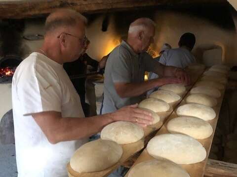 Fête du pain à Brunissard