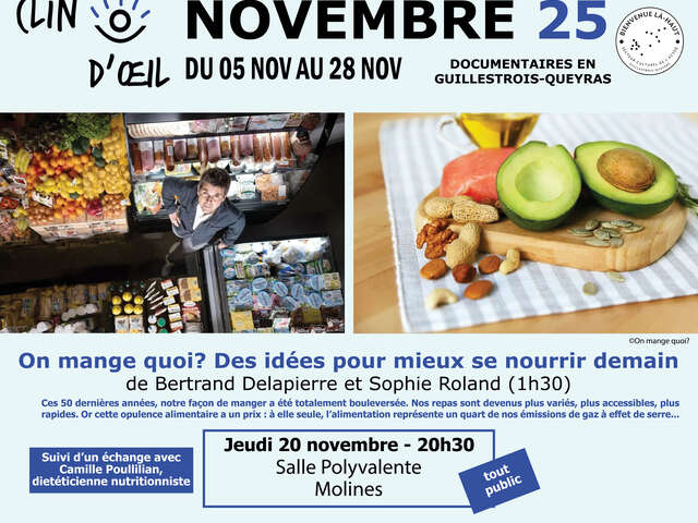 Film documentaire dans le Guillestrois-Queyras "On mange quoi? Des idées pour mieux se nourrir demain"