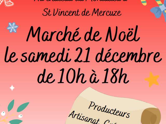 Marché de Noël - Saint-Vincent de Mercuze