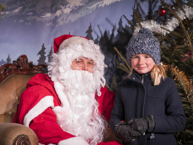 Photos souvenir avec le Père Noël