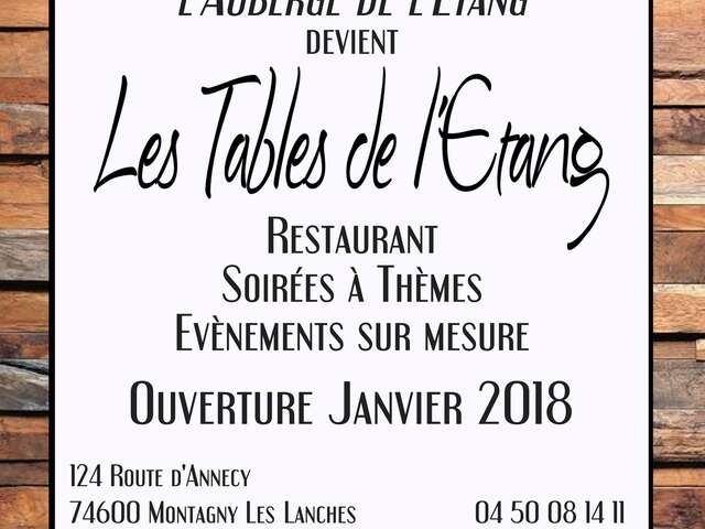 Les Tables de l'Etang