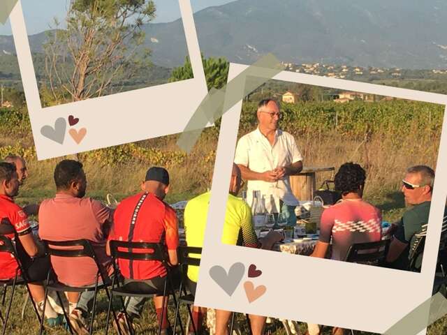 Balade et Dégustation Mets & Vins : « Le maillot à pois des saveurs » au Domaine de Mas Caron