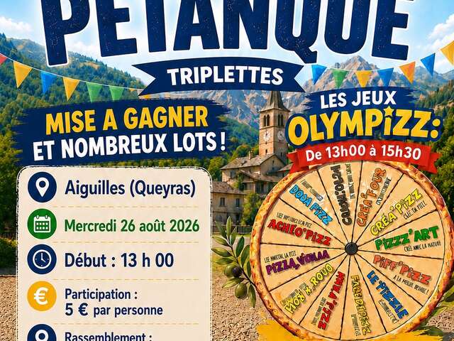 Tournoi de pétanque et jeux Olympizz'