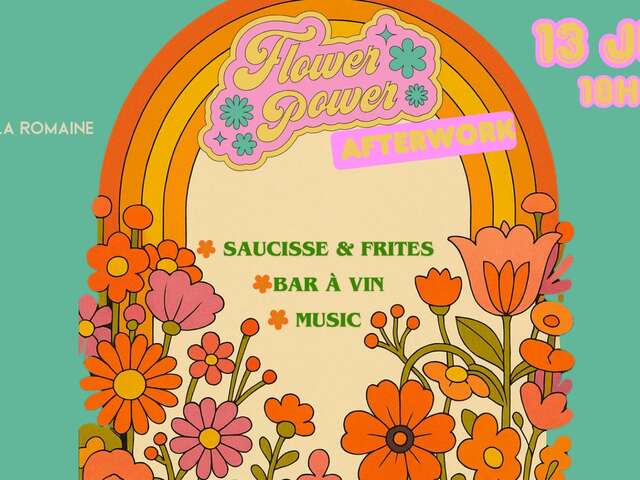 Afterwork 'Flower Power' - Cave La Romaine