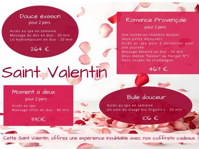 Speciale Valentijnsaanbiedingen bij Spa Ventoux Provence