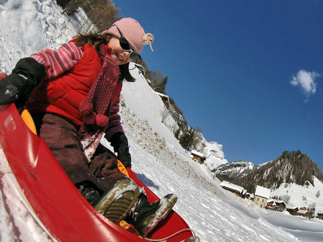 Rodelbahn von Le Plan