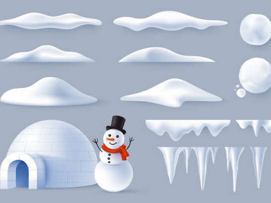 Atelier de sculpture sur neige