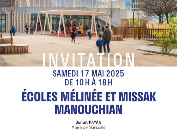 Venez participer à l'inauguration des écoles Mélinée et Missak Manouchian le samedi 17 mai !