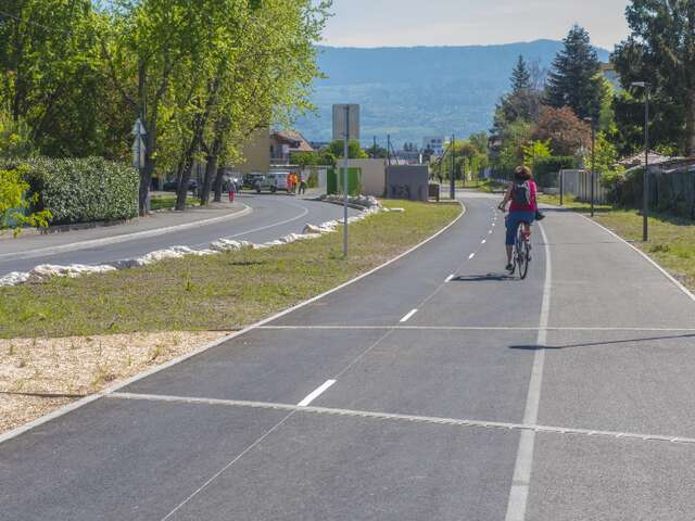 Cycling loop:  Annemasse's Balcony