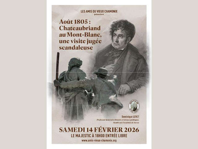 Conférence organisée par l'Association les Amis du Vieux Chamonix