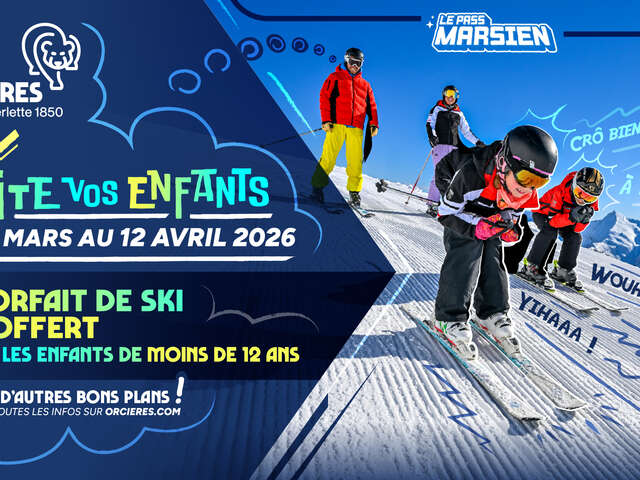 Orcières invite vos enfants