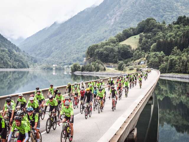 La GFNY La Vaujany - course cyclosportive