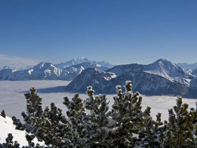 Itinéraire balisé de ski de randonnée "La Marge"