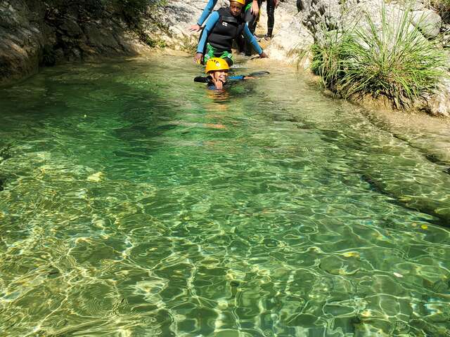 Canyoning initiation : le Ruisseau d’Audin -Jordi Le Martelot