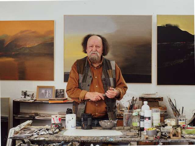 Exhibition of Dragic's paintings at Ferme St Agricol