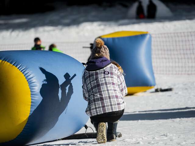 Laser game sur neige