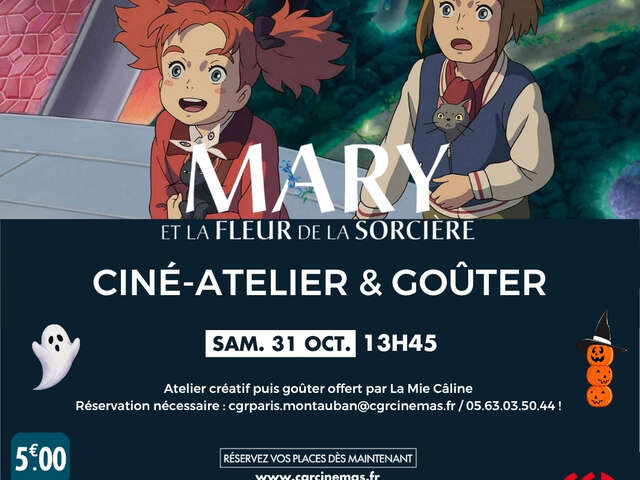 Taller de cine y refrigerio - MARÍA Y LA FLOR DE LA BRUJA