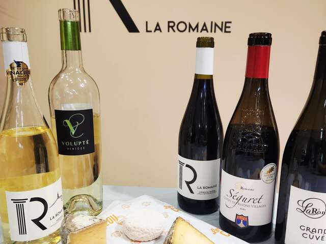 Festival „Ventoux Saveurs“ – Verkostungsworkshop zur Kombination von Wein und Käse – Cave la Romaine